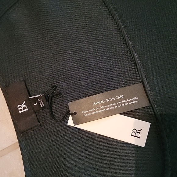 Banana Republic Dark Juniper Green L NWT. Square Neck A-Frame Dress Long-sleeved - Picture 8 of 10